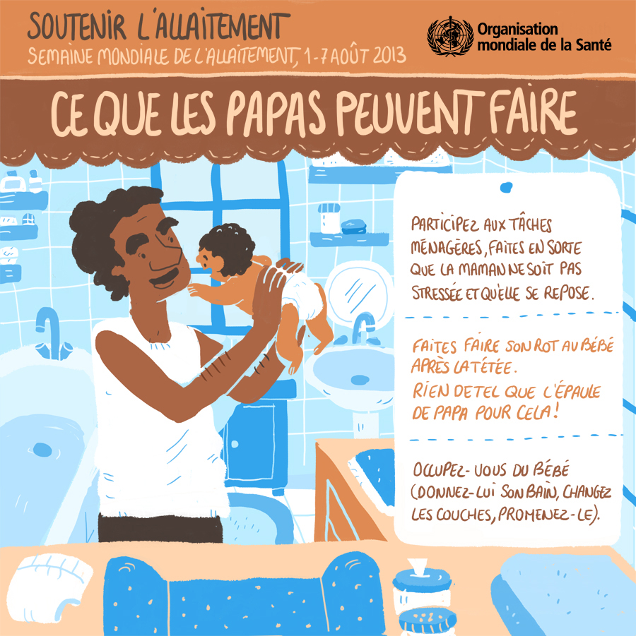 Soutenir l'allaitement : Ce que les papas peuvent faire · Bibliothèque  virtuelle du Mouvement allaitement du Québec